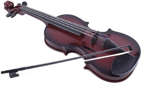 Spielzeuggeige, Geige Miniaturgeige, Geigenmodell, Geigenspielzeug mit Verstellbarer Saite, Kleinkindgitarre, klassisches Instrument, Musikspielzeug für Kinder, Anfänger