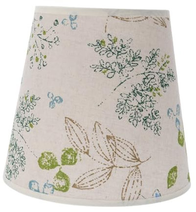 Housoutil Abat-Jour En Lin Naturel Pour Lampe De Table E27 Accessoire Abat-Jour Décoratif En Tissu Élégant Pour Salon Chambre 7.5X6.7X5.1 Pouces