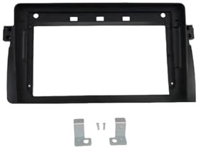 Radioblende-Rahmen Für B&MW 3er E46 M3 1998-2005 9 Zoll Autorahmenblende Radio Armaturenbrett Einbausatz Stereo-Panel-Dash