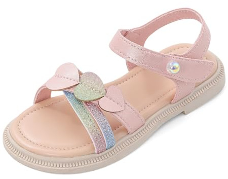 MASOCIO Sandali Bambina Punta Aperta Scarpe Estive per Bimba Bambina 27-35 EU