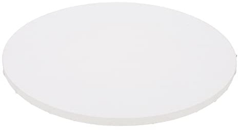 DIYEAH Rahmen für Ölgemälde Leinwände zum Malen Ovales Zeichenbrett aus Brettöl Canvas Frame zeichenpad Leinwandrahmen in ovaler Form Ovale für Anfänger Stoff Weiß