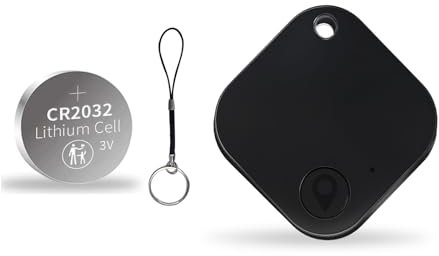 Smart Air Tag Tracker Bluetooth Schlüsselfinder 1 Pack, Kompatibel mit Apple Wo ist? APP (iOS NUR, Android Not Supported), Key Finder für Rucksack/Koffer/Brieftasche, Austauschbarer Akku