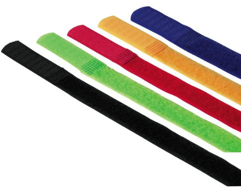 Hama Klettbinder-Streifen (215 mm) 5 Stück, farbig