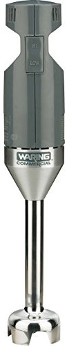 GASTROBACK 40229 Waring Light-Duty Quik Stik Mixstab, Stabmixer, 175 Watt Hochleistungsmotor, 2 Stufen, Edelstahl, Silber, schwarz