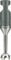 GASTROBACK 40229 Waring Light-Duty Quik Stik Mixstab, Stabmixer, 175 Watt Hochleistungsmotor, 2 Stufen, Edelstahl, Silber, schwarz
