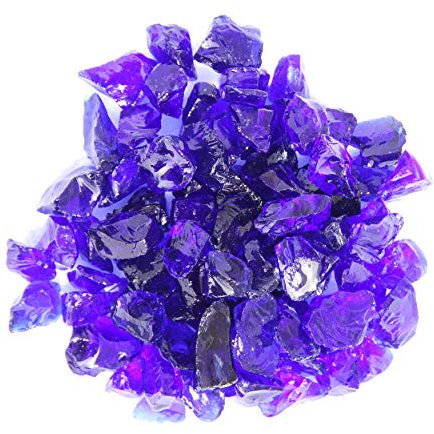 AZ Patio Heaters Hiland RGLASS-CB Verre à feu Bleu Indice de température extrême, Bon pour Le Propane ou Le gaz Naturel, 4,5 kg, 4,5 kg, mélange de Cobalt