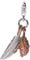 Thomas Sabo Damen Charm-Anhänger Federn Gelbgold Roségold 925 Sterling Silber 1010-431-12