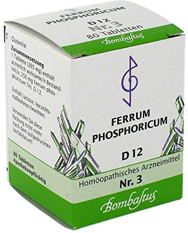 BIOCHEMIE 3 Ferrum phosphoricum D 12 Tabletten 80 St