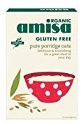 AMISA ORGANICS Organic Pure Oats Porridge, 325 GR