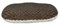 Trixie Kissen Kaline Creme/grau Hundekissen Hundeliegebett Hundeausstattung Hundezubehör, 64x41 cm (1er Pack), 4011905389530