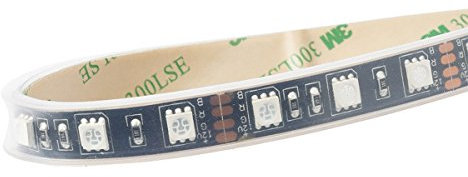 aqua computer RGB-LED Strip, IP67, schwarz - 50cm