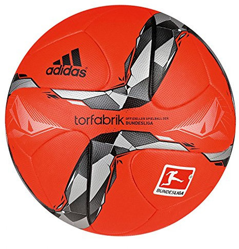 adidas Fußball DFL Torfabrik Winterball, Solar Orange/Silver-/Iron Metal/Black, 5, AC2030
