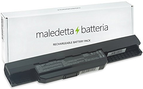Batteria MaledettaBatteria 4400mAh 10,8V per portatile Asus A43 A45 A53 A54 A83 A84 K43 K53 K54 K84 X43 X44 X54 X54C X54H X54HR X54HY X54L X54LY X54X X54XB X54XI X84 A31-K53 A32-K53 A41-K53 A42-K53