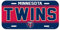 Wincraft MLB Minnesota Twins Kennzeichen