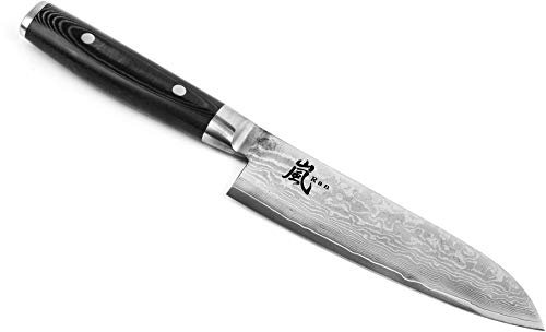 Yaxell RAN Damast Messer Santokumesser 16.5cm