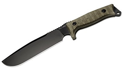 FKMD Messer Fox Combat Jungle Fahrtenmesser, Grün, Standard