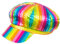 Boland Clown 01370 Lollipop Rainbow Hat, Unisex – Erwachsene, Mehrfarbig, Einheitsgröße