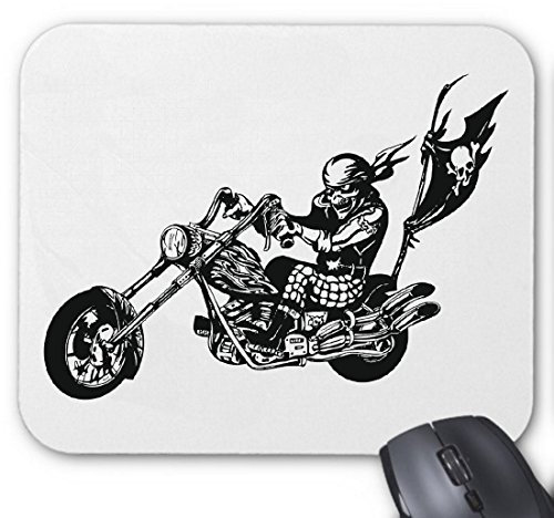 Reifen-Markt Tapis de Souris (Mousepad) Biker Moto Chopper Harley Rocker Route 66 Le pour Les Amis - des Connaissances ou des collègues de Travail pour Votre Ordinateur Portable, Ordinateur p