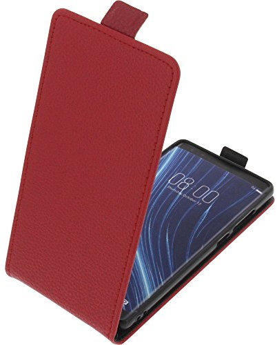 foto-kontor Étui Compatible avec Archos Diamond Omega Flipstyle Coque de Protection Téléphone Portable Rouge