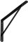 Velano 5354 Regalbodenträger Schwerlastkonsole Wandkonsole, Schwarz, 400 x 250 mm