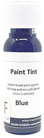 Pintura tintas para pinturas de 1 K-2 K de celulosa. Base de disolvente, azul