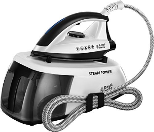 Russell Hobbs 24420 Steam Power Générateur de Vapeur Fer à Repasser Noir, 1.3 liters