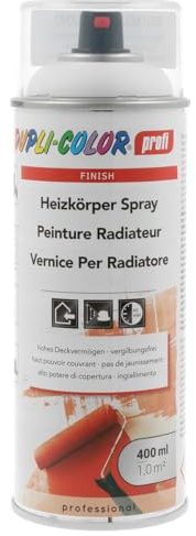DUPLI-COLOR Profi Heizkörper Spray weiß NCS S 0500 seidenglanz (400ml)