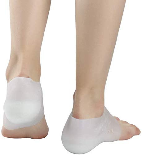 JK Semelle de rehaussement intérieure invisible Sous-bouts de talons en gel de silicone pour homme et femme