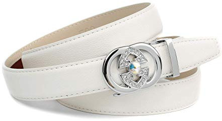 Anthoni Crown Damen K1Ga.F90 Gürtel, Weiß (Weiss 090), 6621 (Herstellergröße: 80)