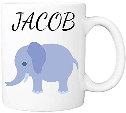 Personalised Cute Elephant Mug