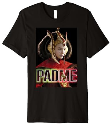 Star Wars Padme Portrait Poster Premium T-Shirt