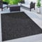 Paco Home Outdoor Teppich Flachgewebe Sisaloptik Modern Einfarbig meliert wetterfest & pflegeleicht Küchenteppich Ideal für Terrasse Balkon Garten, Grösse:300x400 cm, Farbe:Anthrazit