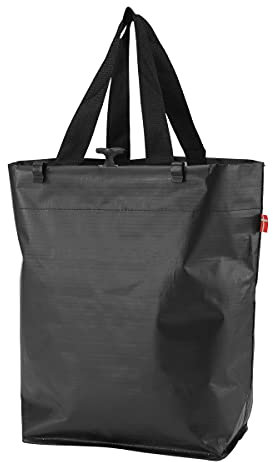 Fahrradtasche mit Trageriemen nachtschwarz