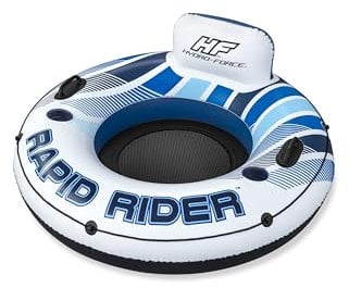 Bestway Hydro-Force Schwimmring mit Rückenlehne Rapid Rider 135 cm