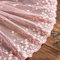2 Yard Vintage Bestickter Spitzenbesatz Spitzenborte Dekoband Spitzenband Spitzenbordüre Zierband Spitzenstoff für Nähen Brautschleiern Petticoats Hochzeitskleid Hochzeit Deko 32cm Breite,B Rosa