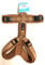 Petlando Brustgeschirr Mesh Y-Comfort Cognac M (Halsumfang 46-74 cm, Brustumfang 50-74 cm)