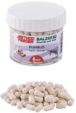 Balzer Method Feeder Dumbells 6mm Garlic Shrimp 60g Feeder Angeln