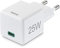 Hama Schnellladegerät USB-C Ladegerät 25 W (USB Ladegerät für Smartphone, Tablet etc., Ladestecker USB C ideal für Samsung Galaxy S, A, Watch, Superschnellladegerät PD 3.0, Quick Charge Netzteil) weiß