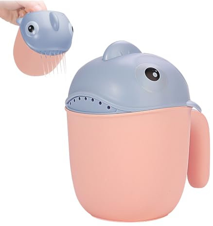 LdawyDE Vaso para lavar el pelo a bebés y niños jarra baño bebe - Fácil y divertido lavar el pelo - El vaso para lavar el pelo perfecto para bebés y niños