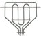 JCSPARES® - Resistenza Doppia 2400 W (1500+900) 348 x 370 mm compatibile per Forno Lofra ed Ulteriori