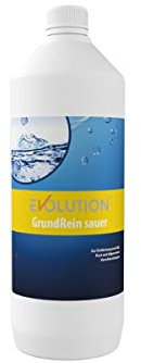 EVOLUTION GrundRein sauer 1 Liter gegen Kalk Rost Schmutz säurebeständig Pool