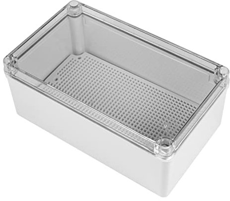 UKCOCO Boîte De Jonction Étanche Boite De Derivation 100mm Couvercle Transparent Cas Blanche