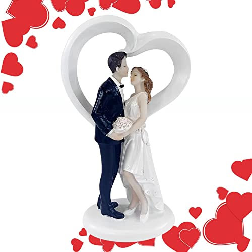 Figur für Hochzeit, Brautpaar, Kuss, Cake Topper, Hochzeit, Braut und Bräutigam, Tortenfigur, Hochzeit, Figur, Paar, für Hochzeit, Verlobung, Geburtstag