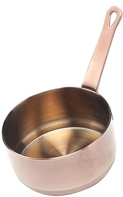 VILLFUL Ciotola Per Condimenti Inossidabile Da Ciotola Per Salse e Condimenti Per Uso Domestico e Ristoranti Design Rosa Oro Piccola e Facile Da