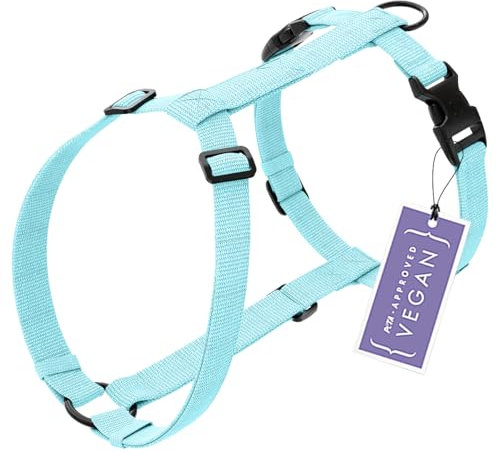 STUCH - Hundegeschirr Vegan PureControl - verstellbar, Farbe:Hellblau, Größe:XS