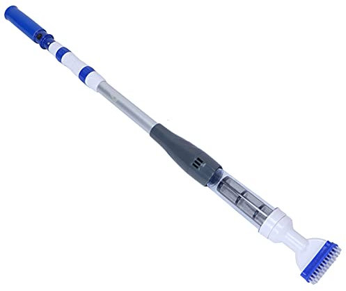Aspirapolvere Elettrico Pulitore per Piscina Alimentato a Batteria per Gradino da Pavimento a Parete