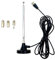 JZK DAB FM Radioantenne, 75 Ohm Zimmerantenne Digital Teleskopantenne mit Magnetfuß, 3m Verlängerungskabel, für Tuner Stereoverstärker Heimkinosystem