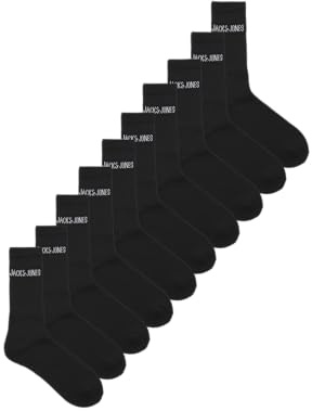 JACK & JONES Herren Jacregen Tennis Socks 10 Pack Jnr Ln (10er Pack)