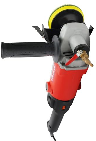 Steinschleifer Betonschleifer Stein Nass Polierer 1400W 1100-8100 U/min Wasser Mühle Schleifer Handschleifer zum Nassschleifen und Nasspolieren von Stein