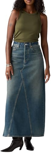 Levi's Damen Iconic Long Slit Skirt (1er Pack)